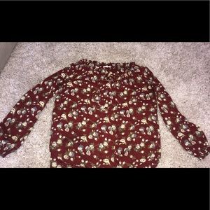 flowered blouse shirt